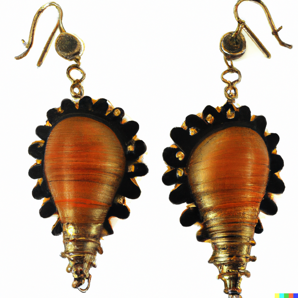 DALL·E 2022-10-08 15.56.01 - Conch earrings for stretched out earholes.png